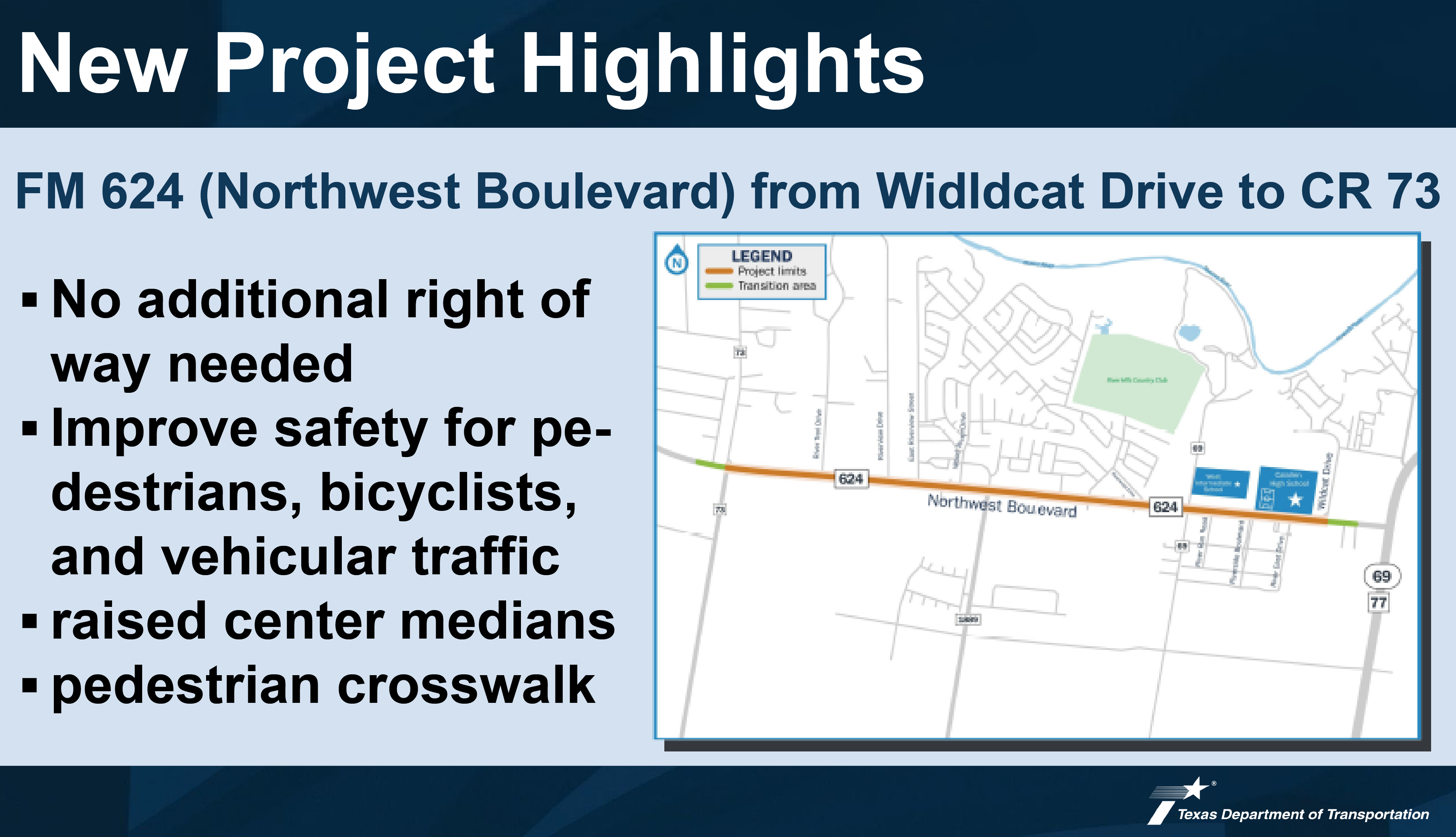 NEW PROJECT AT FM 624